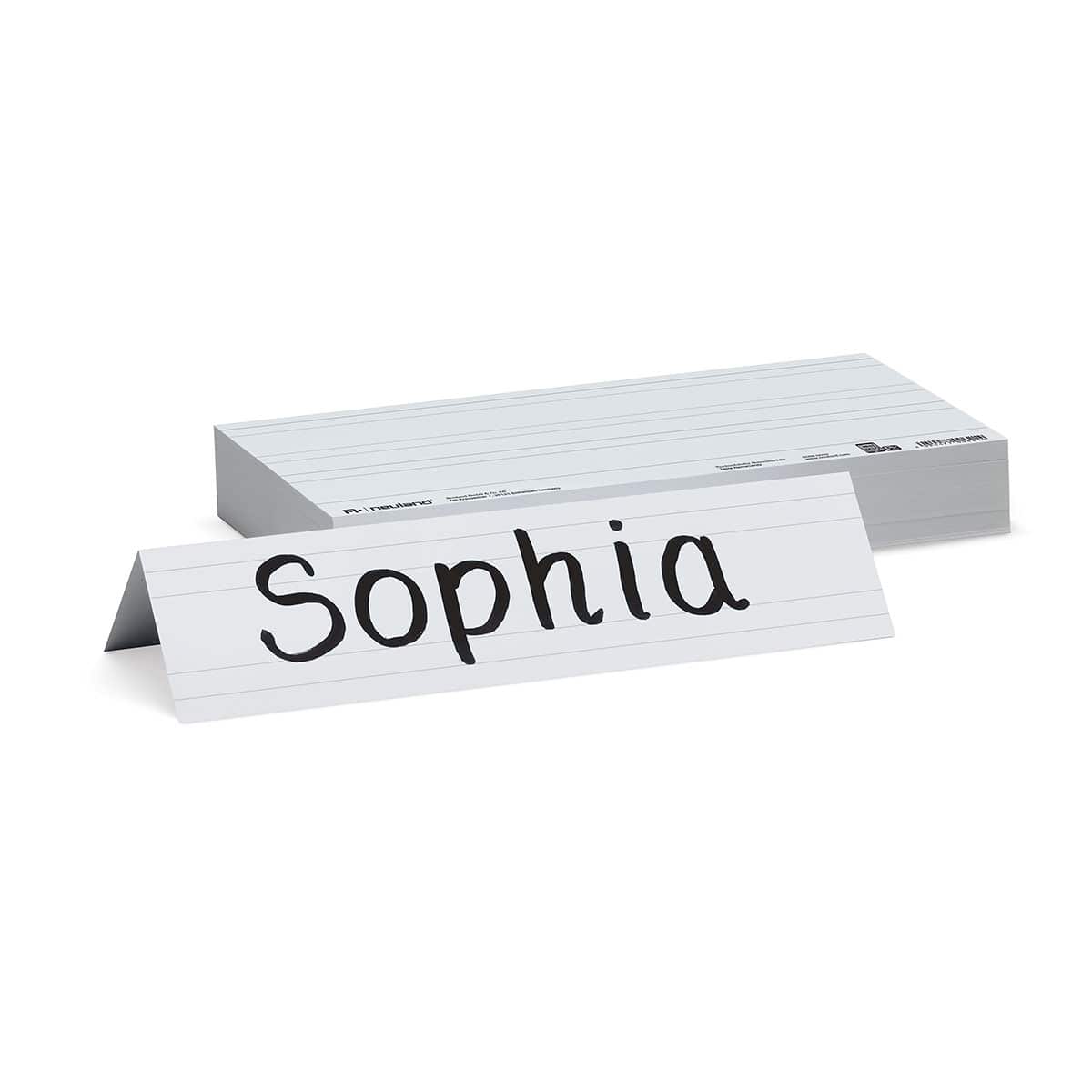 Table display: Name tag, set of 100