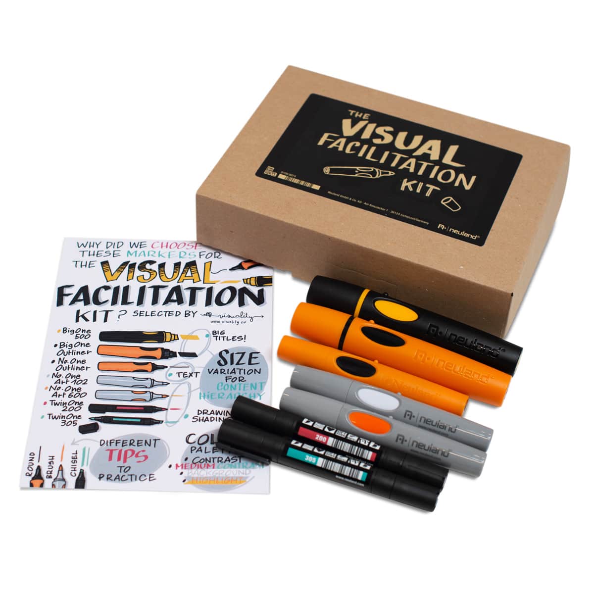 Visual facilitation kit - Marker-Set
