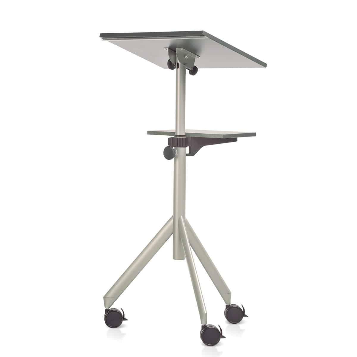 Rednerpult ToMove 2 mit Ablage: grau