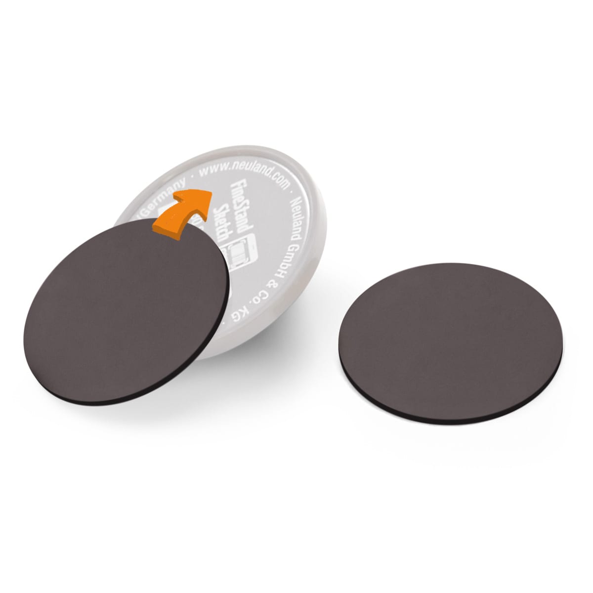 Selbstklebende Magnetscheiben  - 2er Set
