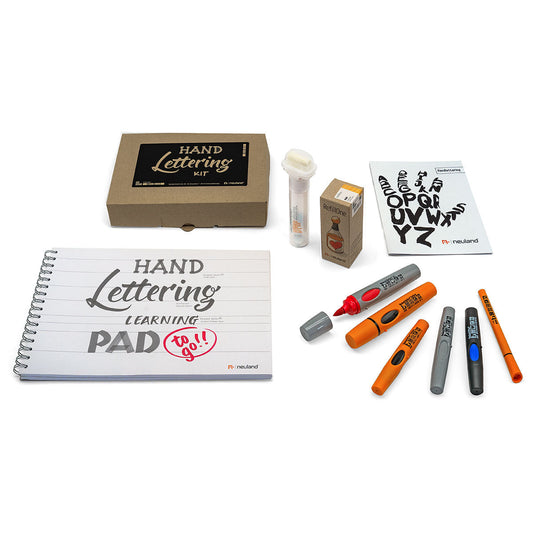 Hand lettering kit