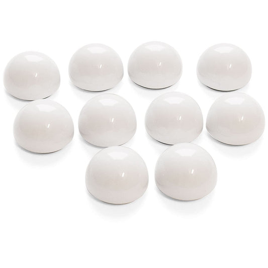 Sphere magnet Ø 30 mm - white, set of 10