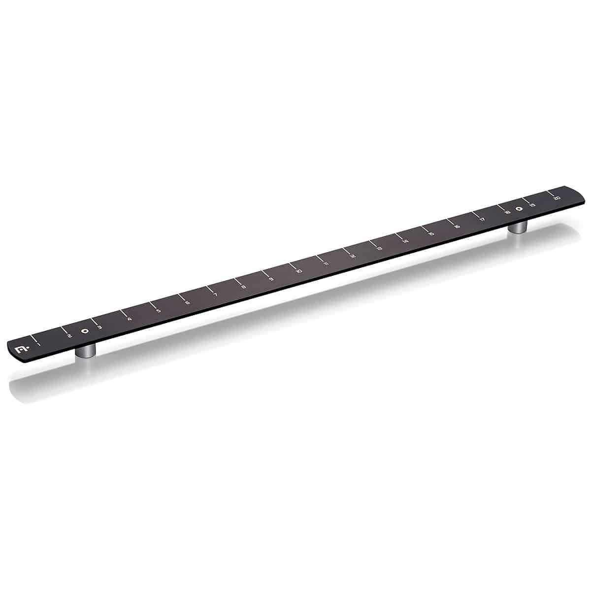 Magnetic ruler, 52.5 cm, black