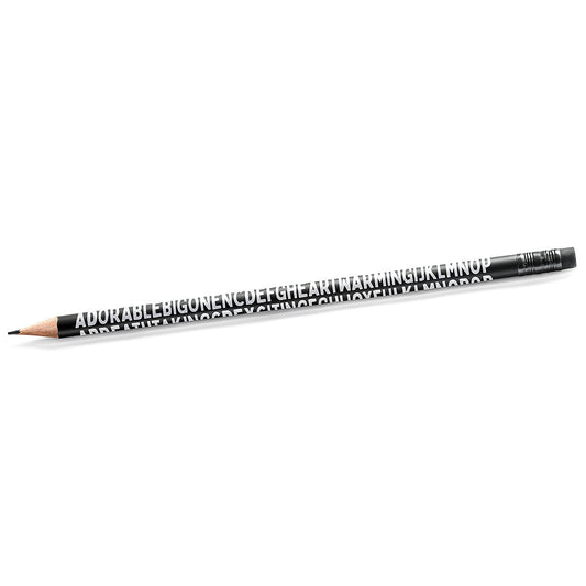 Pencil with eraser tip